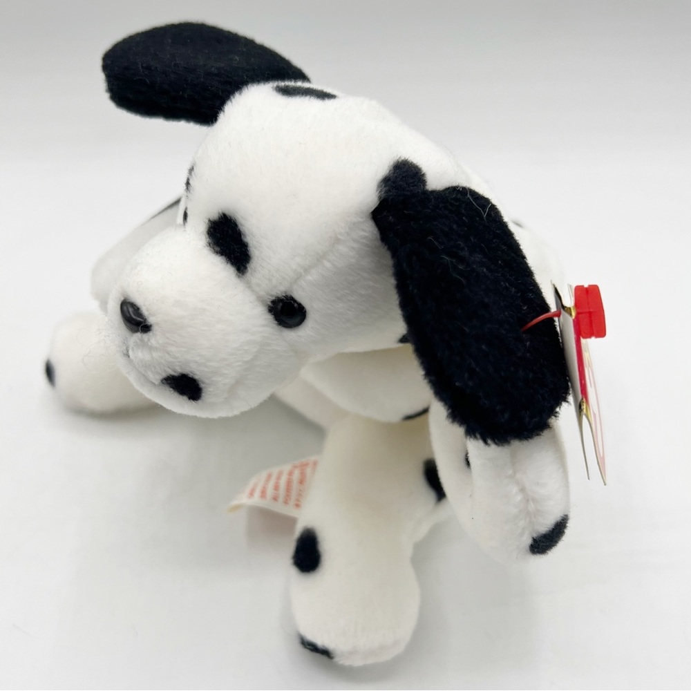 Vintage 1996 Ty Dotty the Dalmatian, Beanie Babies Collection Plush Dog, PVC - Picture 11 of 13